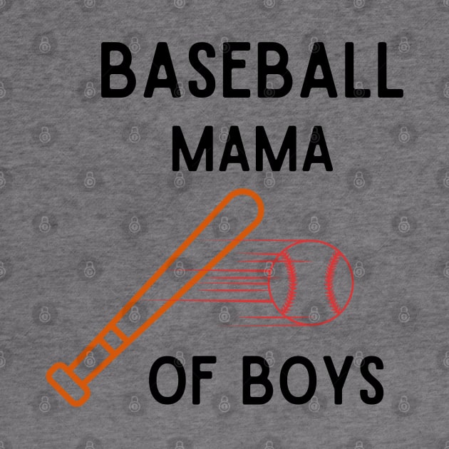 Baseball Mama Of Boys by Wifspin